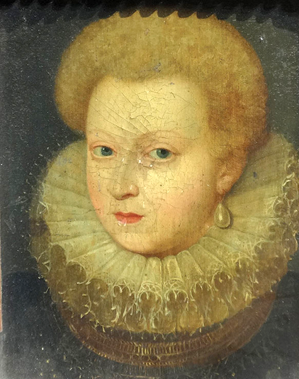 Antoinette de Pons - Portrait par cole franaise